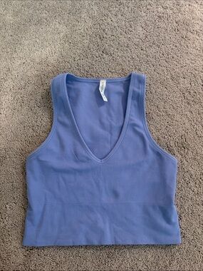 Athleta Aurora Cropped Rib Tank top